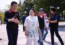 徐榛蔚會勘美崙溪自行車道 擘劃友善休憩場域