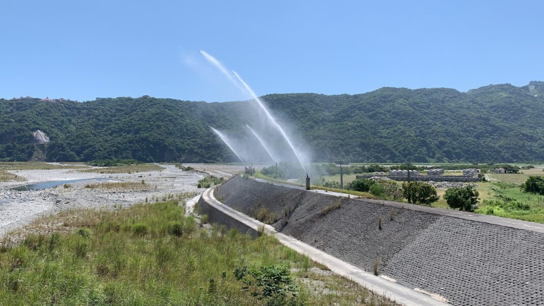 九河局水幕防砂