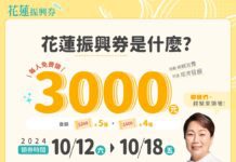 花蓮振興券開跑倒數,邀請花蓮縣店家攜手拚經濟!