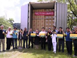 花蓮文旦柚出口啟運 沃爾瑪直通零售 結合國際布局、品牌行銷三箭齊發
