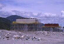 徐榛蔚會勘南區橋梁重建工程 玉長大橋重建進度優於預期