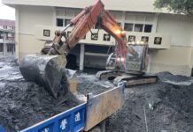 跨縣市攜手清淤重建,為光復學子重拾希望的校園